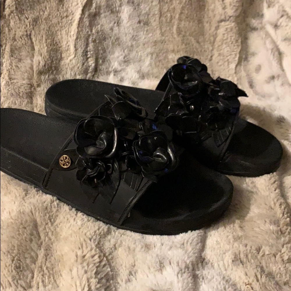 TORY BURCH BLOSSOM SLIDES